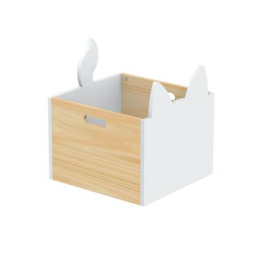 Imagem de Caixa Organizadora Infantil Tramontina Baby Friends Branco