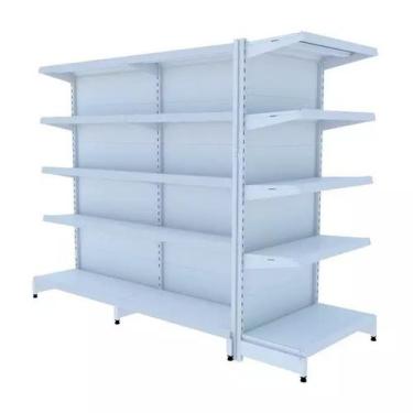 Imagem de Gondola Centro 170 Fit Ate 2 Metros 1 Ponta Branco 25b Sp Etiqueta - A