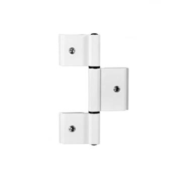 Imagem de DOBRADICA ENCAIXE LINHA SUPREMA TRIPLA DB-837 PORTA JANELA CAMARAO BRANCO