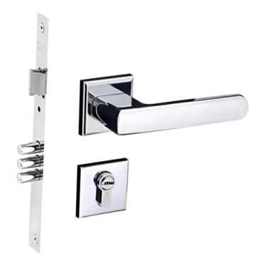 Imagem de Fechadura Opera Alta Segurança 3 Pinos e Cilindro Multiponto 55mm RQ4 201-55AC CEL 60 Cromado Pado