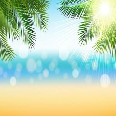 Imagem de Quadro Decorativo Tropical com Estampa de Folhas Verdes para Parede – Arte Moderna para Salas, Quartos e Escritórios 40x40cm