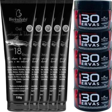 Imagem de Revenda 5 Gel 30 Ervas 300G + 5 Gel Cartilagem De Tubarão - Bio Instin