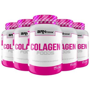 Imagem de Kit 5X Pink Colágeno 500 Cápsulas - Brn Foods