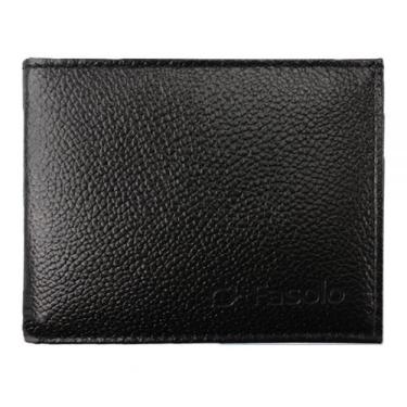 Imagem de Carteira masculina de couro H007 143 - Fasolo, Preto