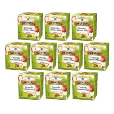 Imagem de 100 Sachês, Chá Twinings, Camomila Canela e Maçã - 11651, Camomila, Ca