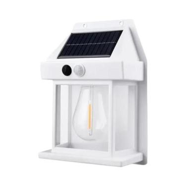 Imagem de Luz De Parede Solar LED Para Exterior Com Sensor, Decorativa Para Jard