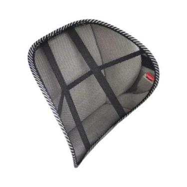 Imagem de Almofada De Massagem Para Suporte Lombar Em Malha Para Carro, Caminhão