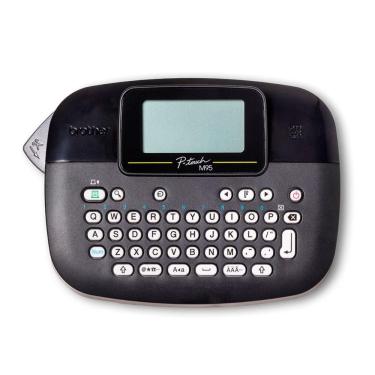Imagem de Rotulador Eletrônico Brother PT-M95BK - Tela LCD - para Fitas M Não Laminadas - Preto