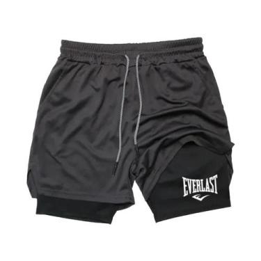 Imagem de Shorts De Compressão Masculinos De Secagem Rápida Everlast Estampados 