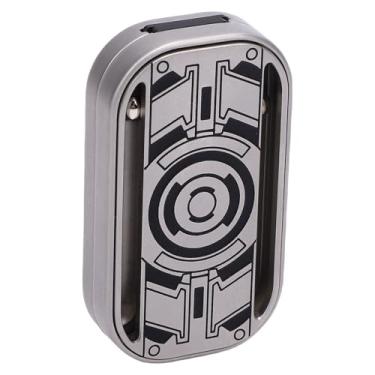 Imagem de KUIDAMOS Brinquedo de Cartão de Pressão de Alívio de Estresse de Aço Inoxidável Construção Robusta para Meditação de Espera, Controle Deslizante de Pressão de Dedo Portátil para Crianças e Adultos