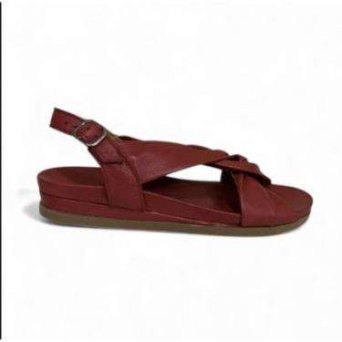 Imagem de Sandália Feminina Anabela Moscardini em Couro 528404 Off White 35-Feminino