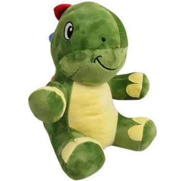 Imagem de Pelúcia Dino Verde 25cm Menino Menina Brinquedo Decoração Para Festa N