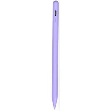 Imagem de Caneta Stylus universal para telas sensíveis ao toque, compatível com Samsung Galaxy Tab A9/A8/A7, iPad, iPhone, Android/iOS/Windows, caneta capacitiva para desenho e anotações (roxa)
