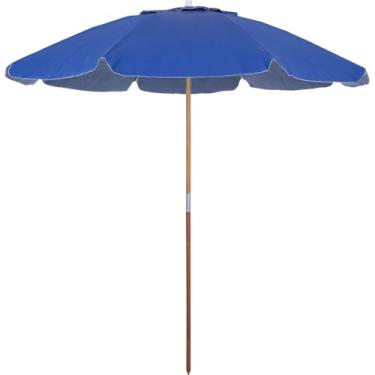 Imagem de GUARDA-SOL BAGUM VARA DE MADEIRA - 2,0 m - AZUL