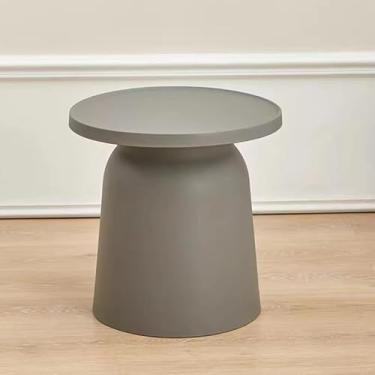 Imagem de UWEREBFM Mesa de canto de plástico para sala de estar, mesa de centro com cogumelos, rede de canto de celebridade, mesa de cabeceira, sofá, mesa lateral