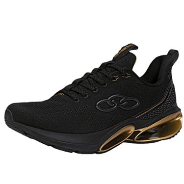 Imagem de Tênis Elo, Olympikus, Preto/Dourado, Masculino, 44