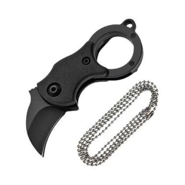 Imagem de Mini Canivete De Chaveiro Em Aço Inoxidável, Ferramenta Multiuso Portá