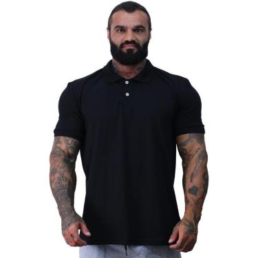 Imagem de Camisa Gola Polo Masculina Malha Piquet 50% Algodão 50% Poliéster Penteado Rentex MXD Conceito-Masculino
