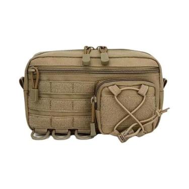 Imagem de Bolsa De Cintura Sistema Molle Para Armazenamento EDC Com Múltiplos Bo
