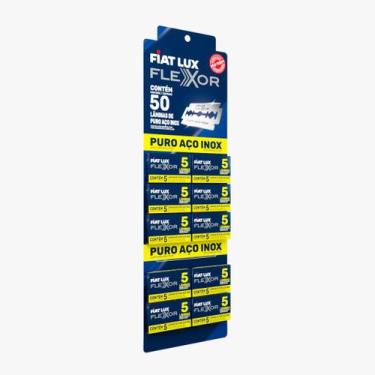 Imagem de Kit com 2 cartelas de LÂMINA DE BARBEAR FIAT LUX COM 10 CARTUCHOS DE 5