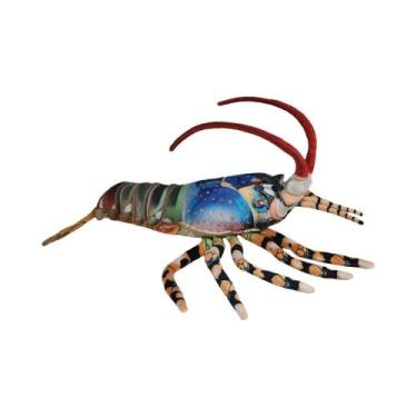 Imagem de Brinquedo De Pelúcia Lagosta Colorida Da Austrália, Almofada Realista,