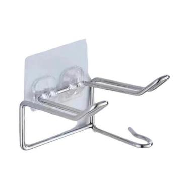Imagem de Suporte De Parede Autoadesivo Para Secador De Cabelo, Sem Furos, Organ