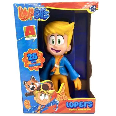 Imagem de Boneco Lopers Vinil Articulado Minecraft 25CM ALGAZARRA