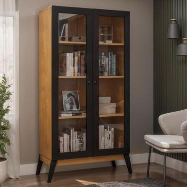 Imagem de Estante Livros Genialflex Jamaica Pt 2 Portas