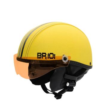 Imagem de Capacete Bike/Scooter Coquinho Br 101 Amarelo Vision P