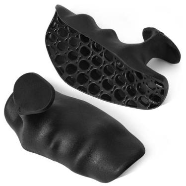 Imagem de Luva Levantamento Peso Grip Mãos Anti-Slip Silicone Musculação Treino 