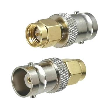 Imagem de Adaptador Conector SMA Para UHF, Plugue Coaxial RF De Latão Macho Para