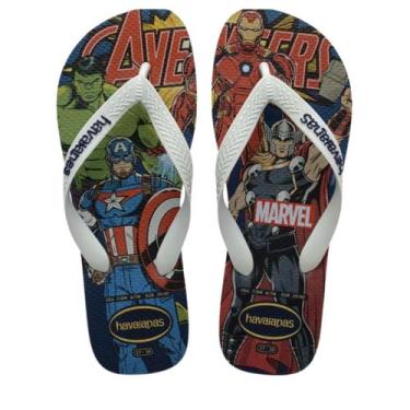 Imagem de Chinelos Havaianas Top Marvel Classic, 37/38, Marinho