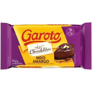 Imagem de Chocolate garoto meio amargo 1 kg, Meio amargo
