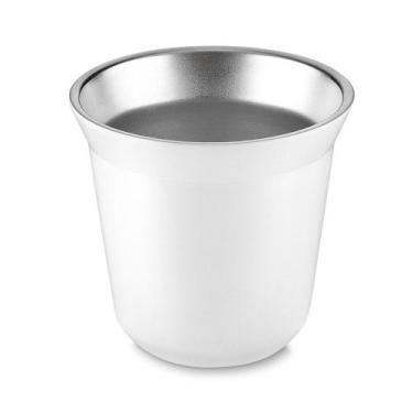 Imagem de Copo Térmico Café Expresso 40ml Aço Inox Parede Dupla Branco - Sunport
