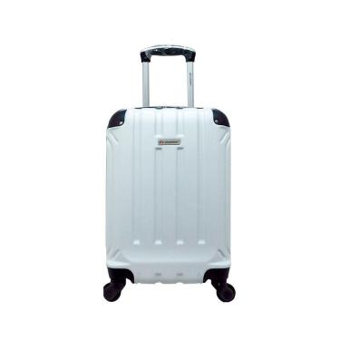 Imagem de Mala Rígida De Fibra 360° Tamanho Bordo - Gladiador - A5 - Branco