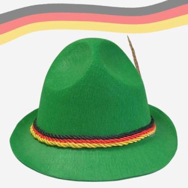 Imagem de Chapéu Festa Alemã Típica Fantasia Oktober Alemão Saint Patricks Uniss