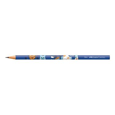 Imagem de Lápis Preto Faber-Castell N2 Pets Gato com Ponta Resistente e Escrita Macia Formato Red...