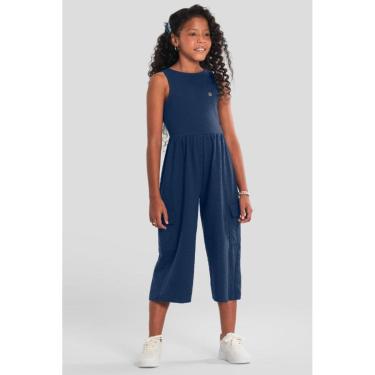 Imagem de Macacão infantil menina texturizado Brandili-Feminino