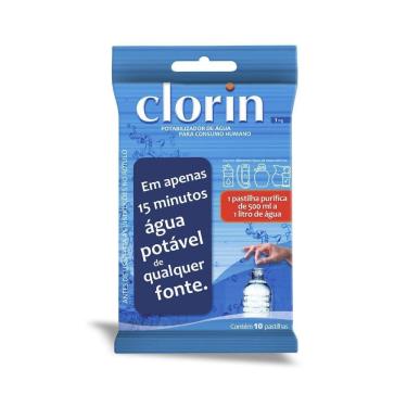 Imagem de Pastilha para Purificação de Água 1 mg com Dicloro-S-Triazinetrione de Sódio Embalagem 6
