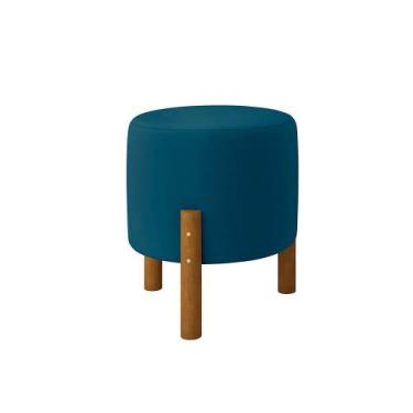 Imagem de Kit 2 Puff Duplo Sala Banquinho Banqueta Quarto Sala DecorativoTecido 