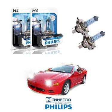 Imagem de Lâmpadas Farol Mitsubishi 3000 GT Philips H4 BlueVision