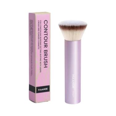 Imagem de Pincel De Maquiagem Macio E Fofo Para Base, Portátil Para Viagem, Ferr