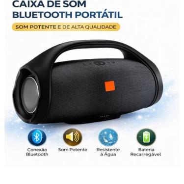 Imagem de Caixa de Som Bluetooth Wireless Portátil Som Forte Grave Potente - Ric