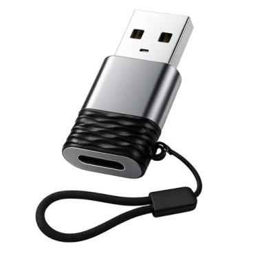 Imagem de Adaptador USB OTG Para Tipo C Mini Alta Velocidade Portátil - Dexin