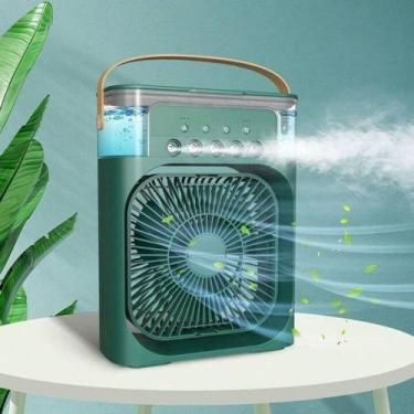 Imagem de Refrigerador de Ar Portátil Oem com Ventilador Umidificador 10W Verde 