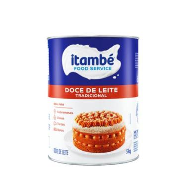 Imagem de Doce De Leite Puro Tradicional Itambé Lata 5kg Food Service