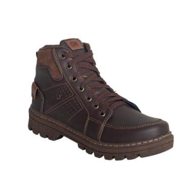 Imagem de Bota Masculino Coturno Confort Way C222, Cafe, 39