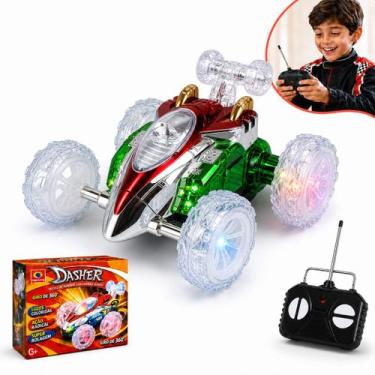 Imagem de Carrinho de Controle Remoto Maluco Doido Com Luzes Manobras Gira 360 G