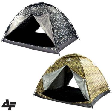 Imagem de Barraca De Camping Albatroz AF-270 4 a 5 Pessoas Camuflada, Cinza