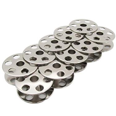 Imagem de CKPSMS Marca – #B9117-563-000 BOBBINS de aço grande compatível com JUKI LU 563 1508 1510 1560 1565 Singer 211U G G máquinas de costura dupla (10 peças)